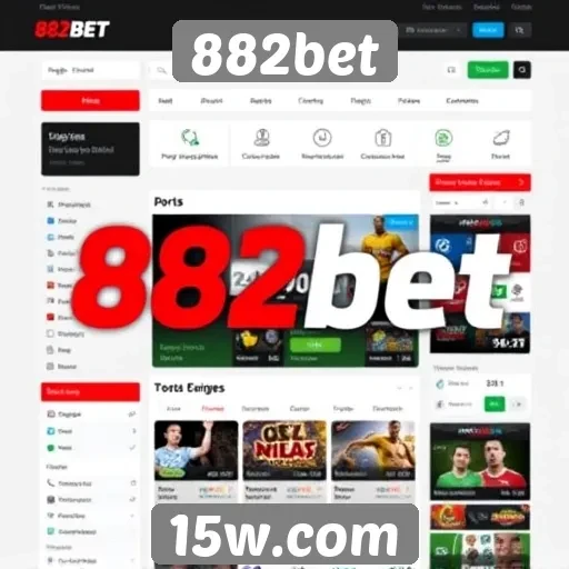 Interface amigável da 882bet facilita navegação